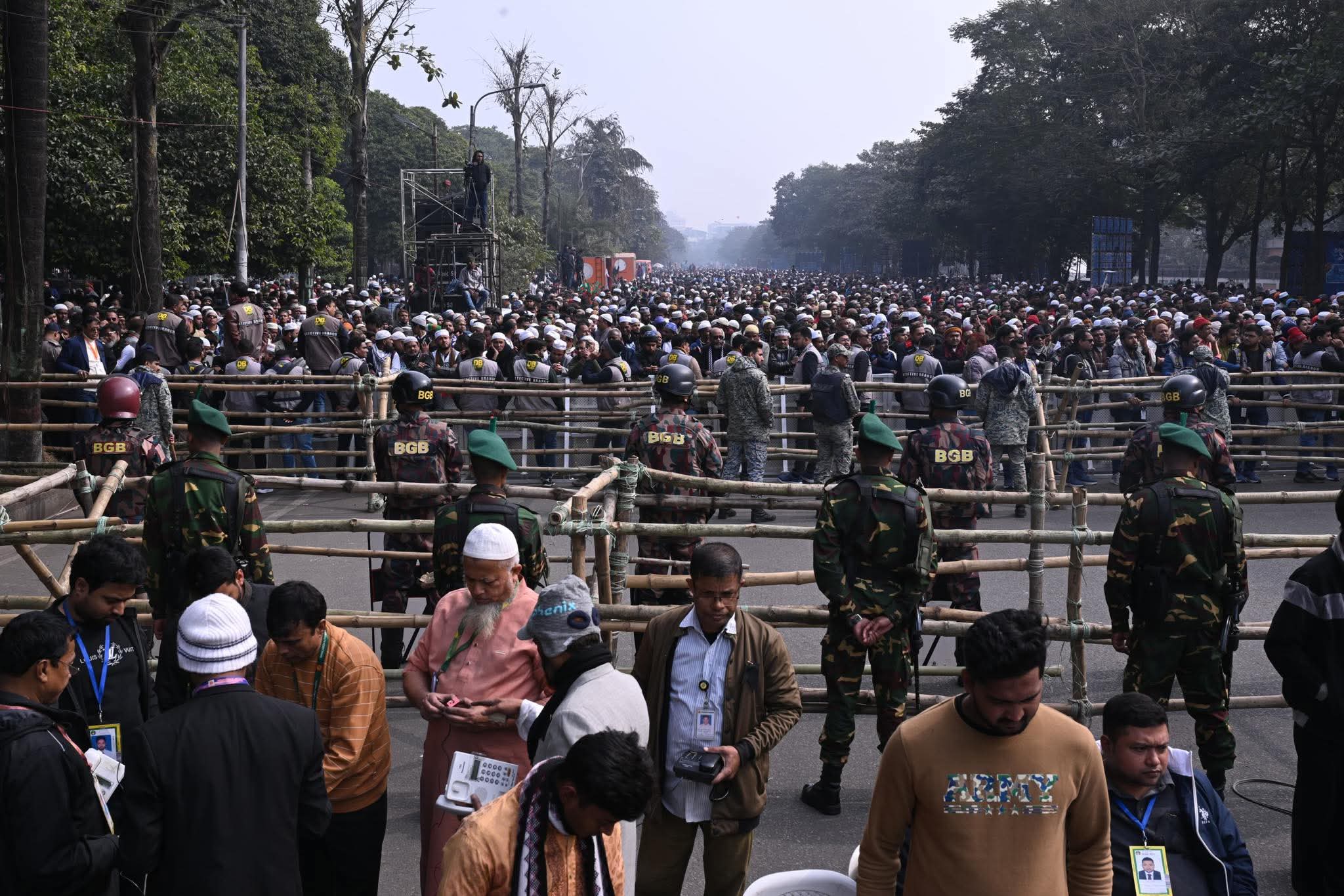 বেগম খালেদা জিয়ার জানাজার জন্য প্রস্তুত মানিক মিয়া অ্যাভিনিউ
