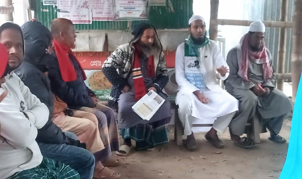 শিবপুরে সিএনজি চালকদের সঙ্গে প্রিন্সিপাল মুফতি রাকীবুল ইসলামের মতবিনিময়