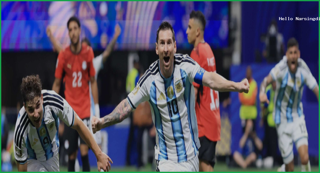 দুই গোল হজমের পর আর্জেন্টিনার অবিশ্বাস্য জয়, কোয়ার্টার ফাইনালে মেসিরা