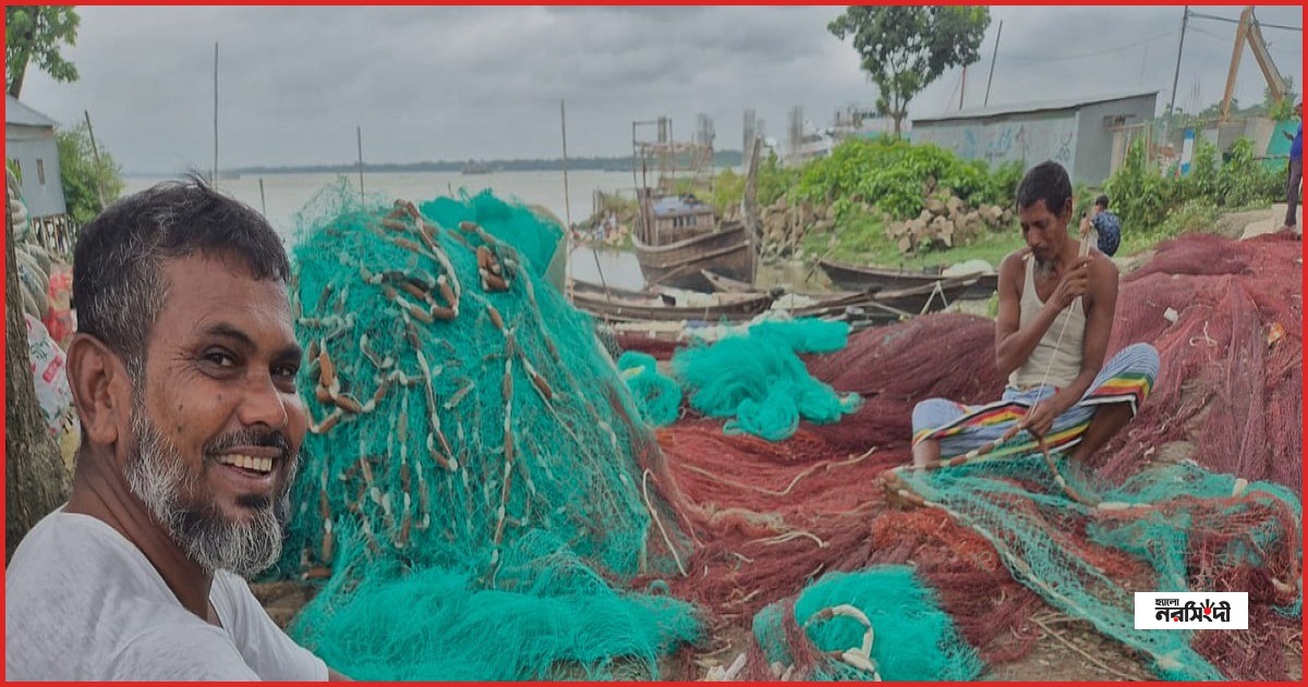 বর্ষায় ইলিশের অপেক্ষায় চাঁদপুরের পদ্মা-মেঘনা পাড়ের জেলেরা