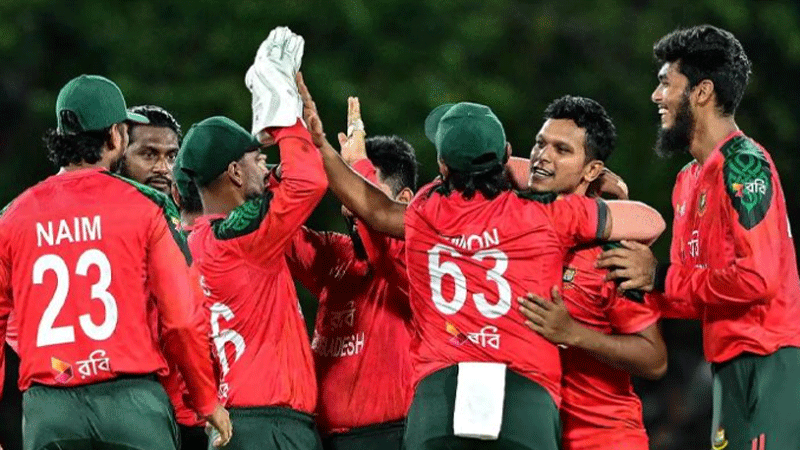 জিম্বাবুয়ের বিপক্ষে ৩৪ রানের জয়ে সিরিজে সমতা ফেরাল বাংলাদেশ