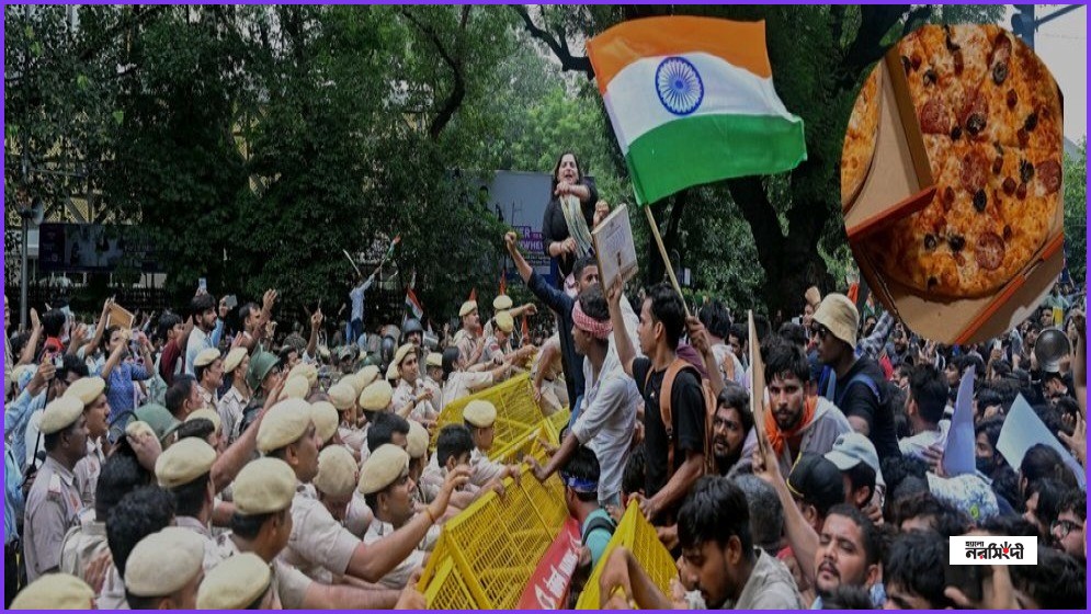 দিল্লিতে আন্দোলনরত শিক্ষার্থীদের ৯৫ হাজার টাকার পিজ্জা পাঠালেন নাগাল্যান্ডের যুবক