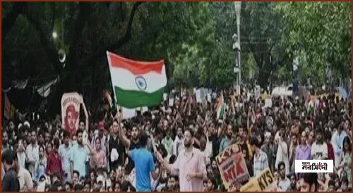 দিল্লিতে শিক্ষার্থীদের আন্দোলন উত্তাল, ১৬টি মেট্রো স্টেশন বন্ধ