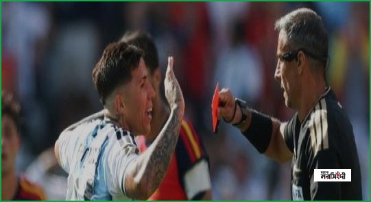 ফাইনালে লাল কার্ড পাওয়ার পর মুখ খুললেন এনজো ফার্নান্দেজ