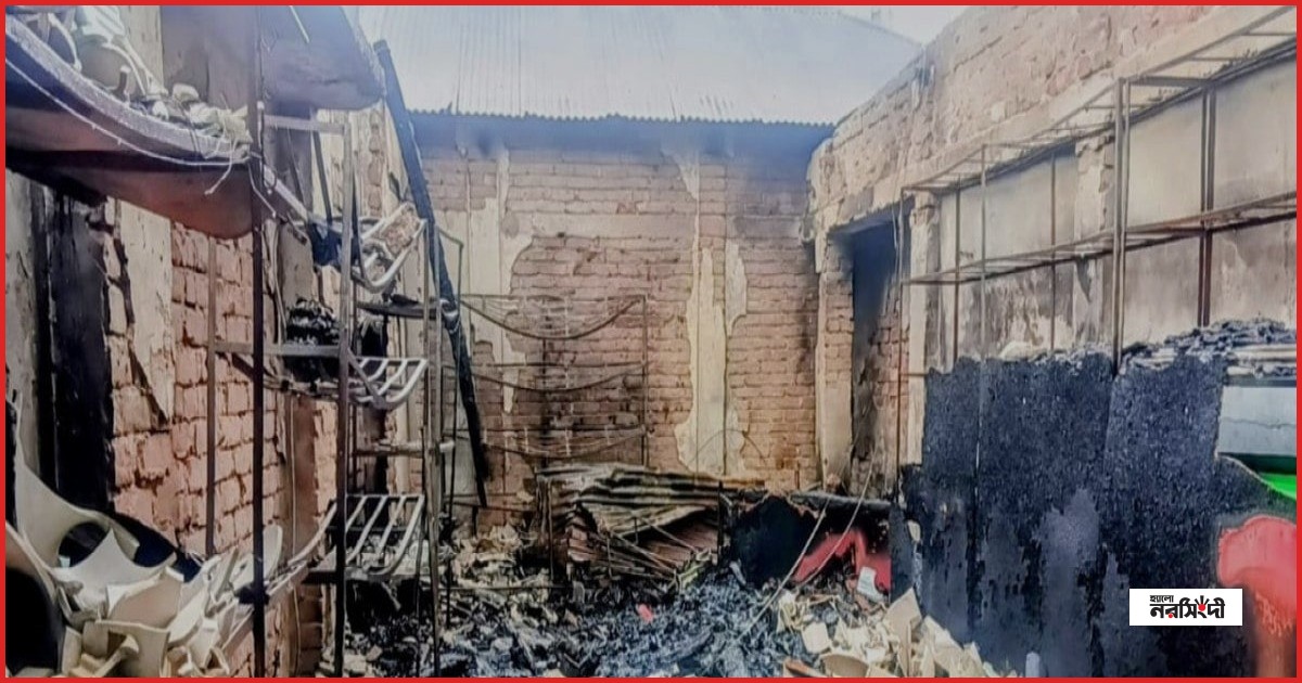 শ্রীপুরে ইলেকট্রনিক্স দোকানে ভয়াবহ আগুন, ৩০ লাখ টাকার ক্ষতি