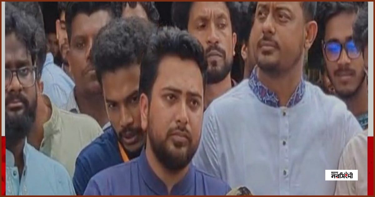 সরকার সন্ত্রাসের পথে হাঁটলে জনগণ প্রতিরোধের পথে হাঁটবে: নাহিদ ইসলাম