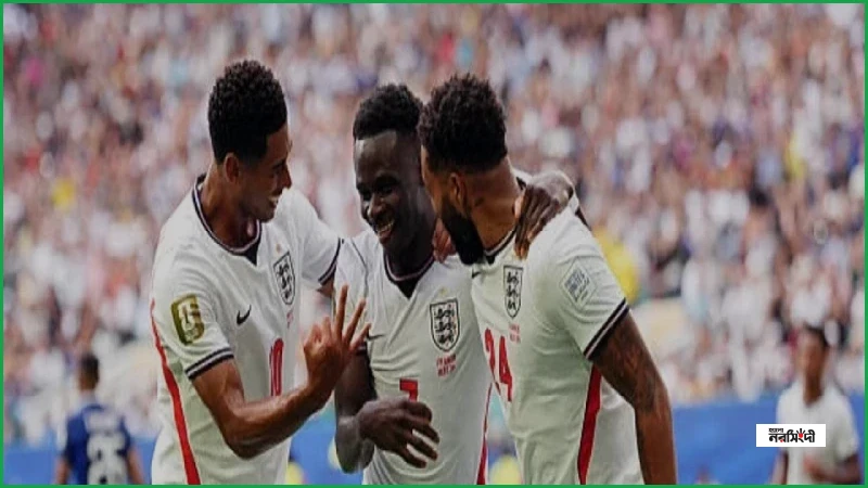 সাকার হ্যাটট্রিকে ১০ গোলের রোমাঞ্চে ফ্রান্সকে হারাল ইংল্যান্ড