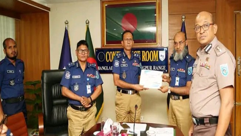 অপরাধ নিয়ন্ত্রণে রংপুর রেঞ্জের শ্রেষ্ঠ জেলা পুলিশ পঞ্চগড়