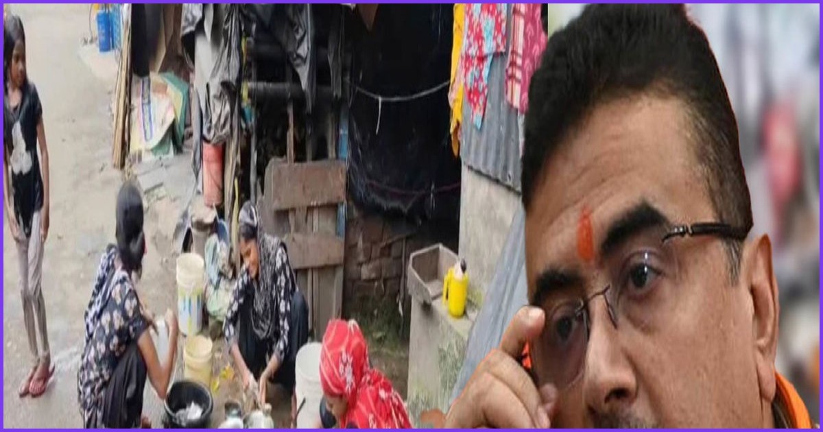 কলকাতার জ্যোতিনগর কলোনিতে এক মাস ধরে পানিবন্দি হাজারো মানুষ