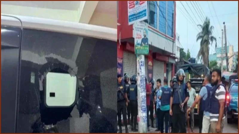 কুষ্টিয়ায় এমপি আমির হামজার গাড়িতে হামলার অভিযোগ, আহত ১০
