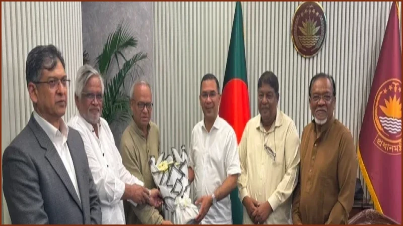 তারেক রহমানের সঙ্গে সাক্ষাৎ করলেন বিএনপির নতুন চার স্থায়ী কমিটির সদস্য