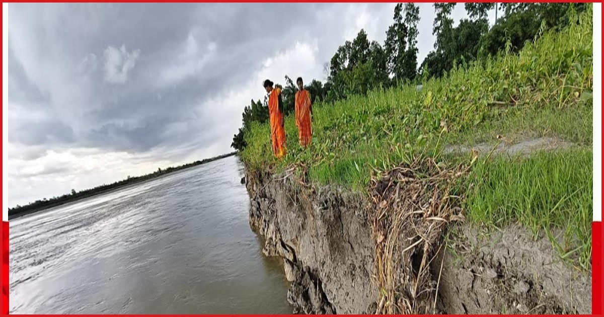 তিস্তার পানি কমছে, নদীভাঙনের আতঙ্কে দিন কাটছে লালমনিরহাটের মানুষের