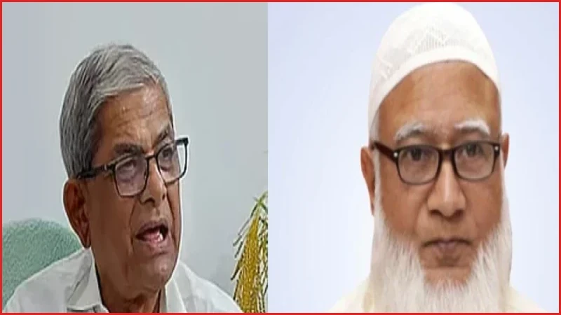 নতুন রাষ্ট্রপতি মির্জা ফখরুলকে বিরোধীদলীয় নেতার অভিনন্দন