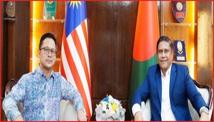 প্রতিরক্ষা উপদেষ্টার সঙ্গে মালয়েশিয়ার হাইকমিশনারের সৌজন্য সাক্ষাৎ