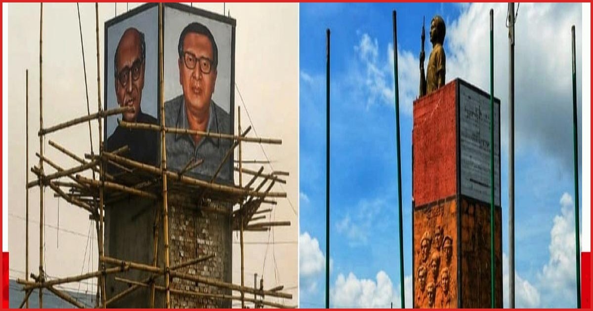 মাধবপুরে জাতীয় চার নেতার ম্যুরাল অপসারণ, মুক্তিযোদ্ধাদের তীব্র ক্ষোভ