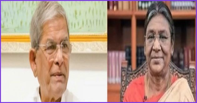 মির্জা ফখরুলকে ভারতের রাষ্ট্রপতি দ্রৌপদী মুর্মুর আন্তরিক অভিনন্দন