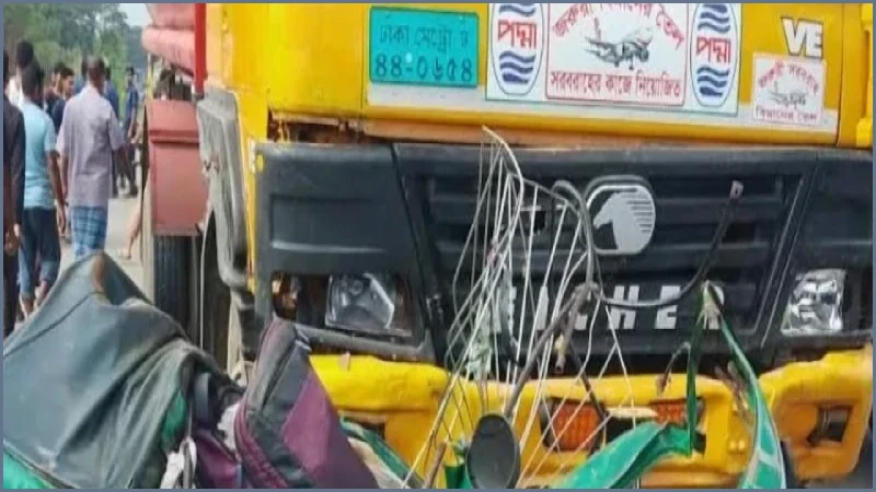 সিলেটে ট্রাকচাপায় অটোরিকশার ৪ যাত্রী নিহত, আহত ৩