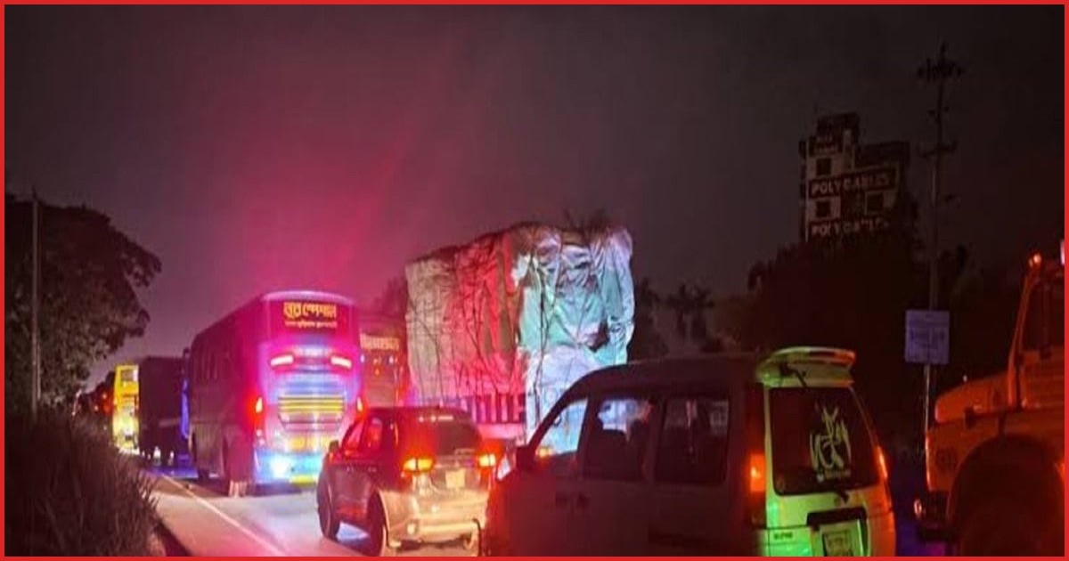 সেতু সংস্কারে ঢাকা-চট্টগ্রাম মহাসড়কে ৪০ কিলোমিটার যানজট, চরম ভোগান্তি