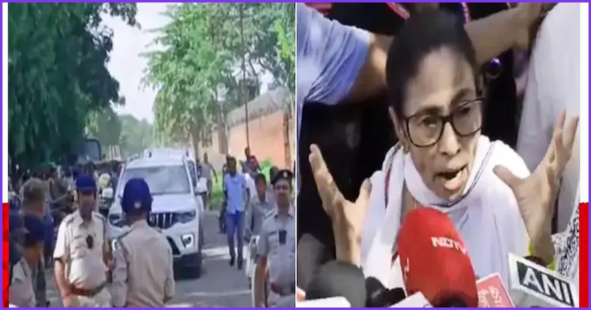 হালিশহরে মমতা বন্দোপাধ্যায়ের গাড়িতে হামলা, অল্পের জন্য রক্ষা