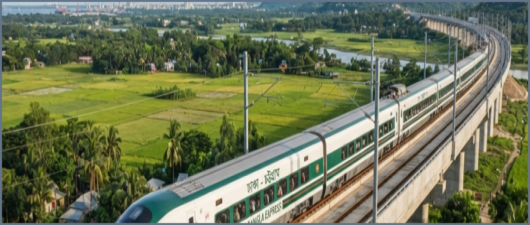 ঢাকা-চট্টগ্রাম রুটে ইলেকট্রিক ট্রেন চালুর নকশা ও সমীক্ষা সম্পন্ন