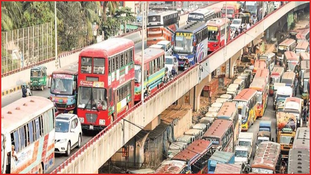 ঢাকার যানজট কমাতে ৪ বাস টার্মিনাল দ্রুত সরানোর উদ্যোগ