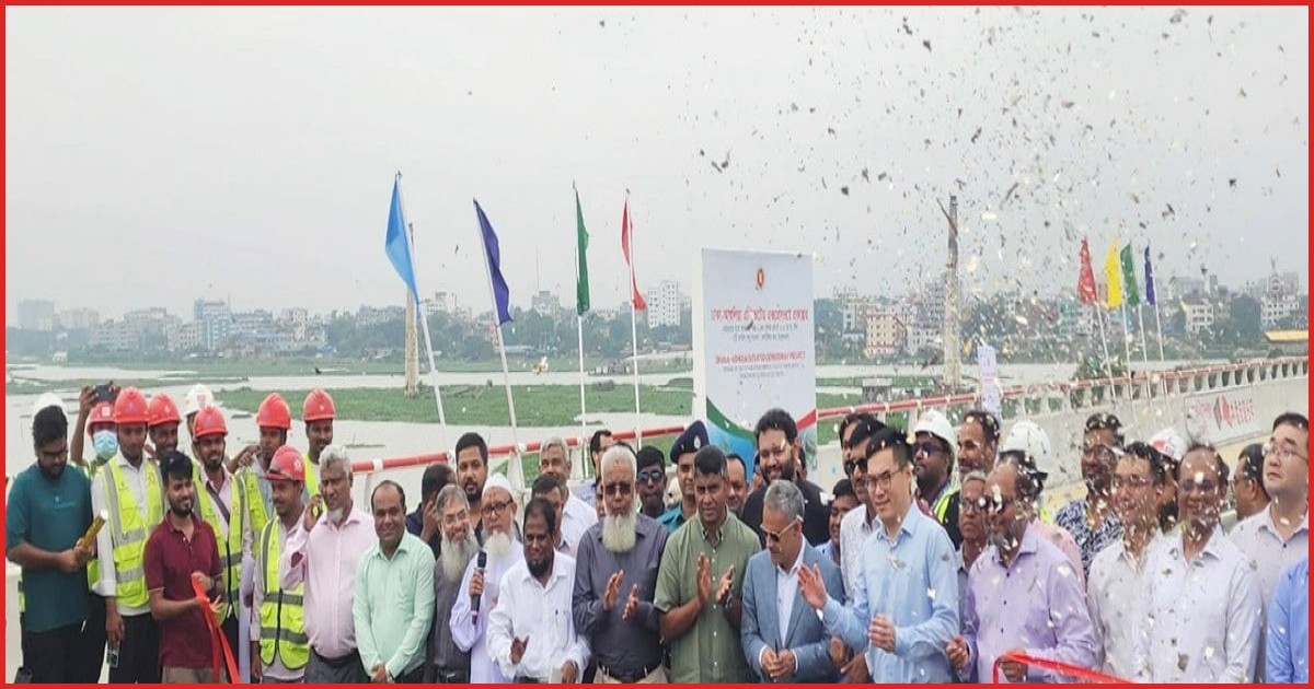 ধউর-আশুলিয়া সার্ভিস সেতু উন্মুক্ত, উদ্বোধন করলেন সেতুমন্ত্রী