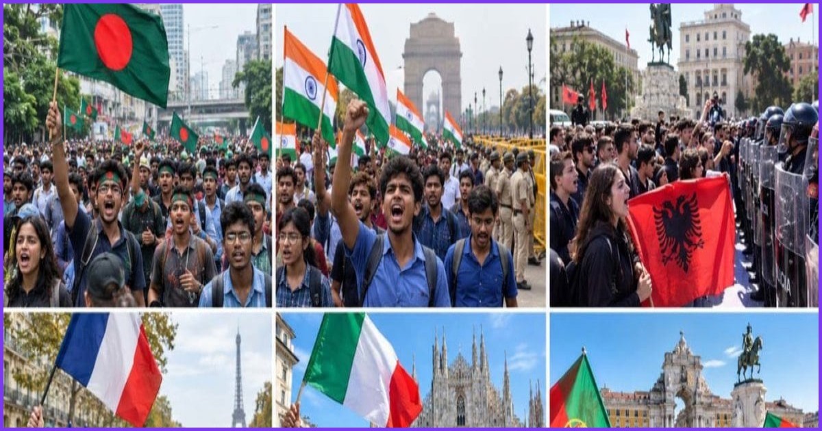 বিশ্বজুড়ে রাজপথে তরুণরা: ভবিষ্যৎ নিয়ে বাড়ছে গভীর উদ্বেগ
